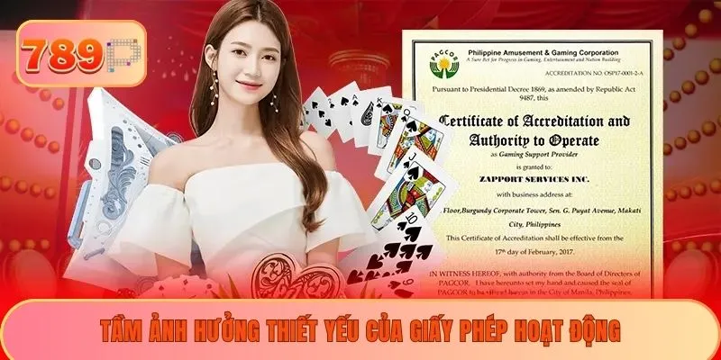 Tầm ảnh hưởng thiết yếu của giấy phép hoạt động